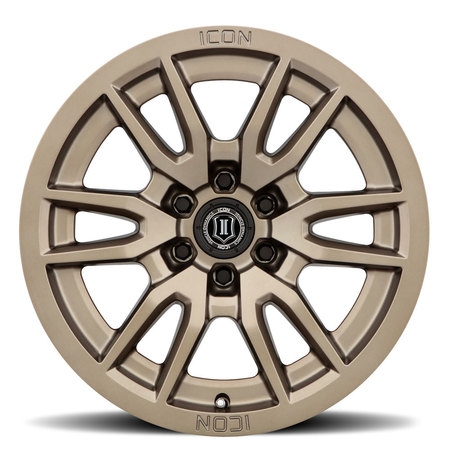 Icon Vehicle Dynamics ICON ALLOYS VECTOR 6 BRONZE - 17 X 8.5 / 6 X 5.5 / 0MM / 4.75" BS 2417858347BR